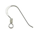 Superior Fish Hook Earwire with Spring 20x15mm Sterling Silver Alternative Image