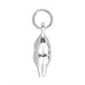 Two Peas in a Pod 19mm Charm Pendant Sterling Silver Alternative Image