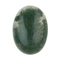 8x6mm Green Moss Agate Gemstone Cabochon Alternative Image