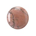 5mm Rhodonite Gemstone Cabochon Alternative Image