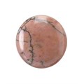 6mm Rhodonite Gemstone Cabochon Alternative Image