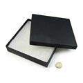 Card Square Necklace Box Black 158x158x32mm Alternative Image