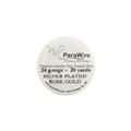 Parawire 24 Gauge (0.51mm) Non Tarnish Rose Gold Silver Plated Wire 20 Yard (18.2m) Spool Alternative Image