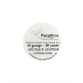 Parawire 24 Gauge (0.51mm) Non Tarnish Antique Copper Wire 20 Yard (18.2m) Spool Alternative Image