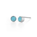 Larimar 6mm Earstud Sterling Silver Alternative Image