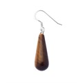 Tiger Eye Tear Eardrop Sterling Silver Alternative Image