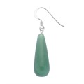 Green Aventurine Tear Eardrop Sterling Silver Alternative Image