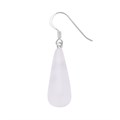 Rock Crystal Tear Eardrop Sterling Silver Alternative Image