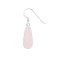 Rose Quartz (16x8mm) Eardrop Sterling Silver Alternative Image