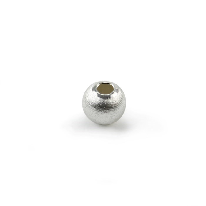 5mm Velvet Cut Bead 1.5mm Hole ECO Sterling Silver