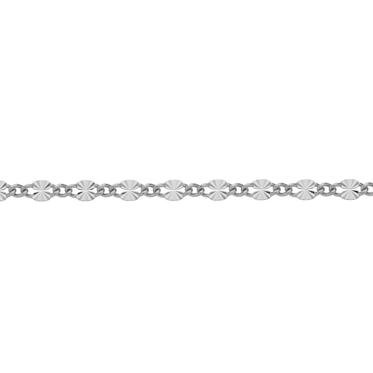 SAMPLE - Superior Diamond Cut Sunburst Chain Loose Chain ECO Sterling Silver (Anti Tarnish) 5cm