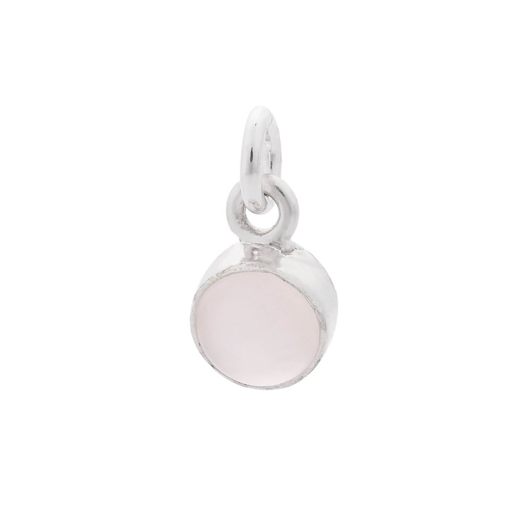 Moonstone 7mm Approximately Charm Pendant Sterling Silver