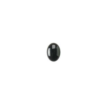 6x4mm Black Onyx/Agate Gemstone Cabochon