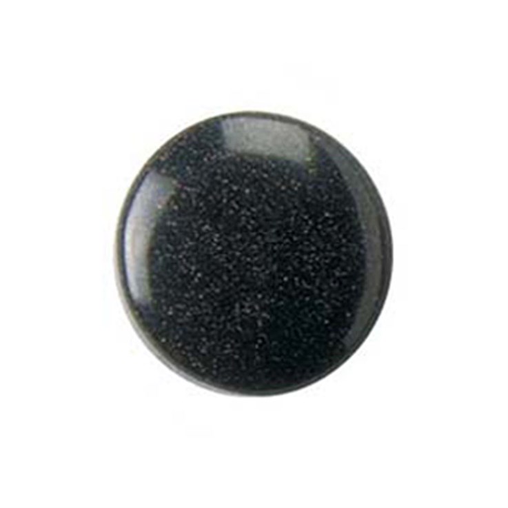 25mm Blue Goldstone Gemstone Cabochon