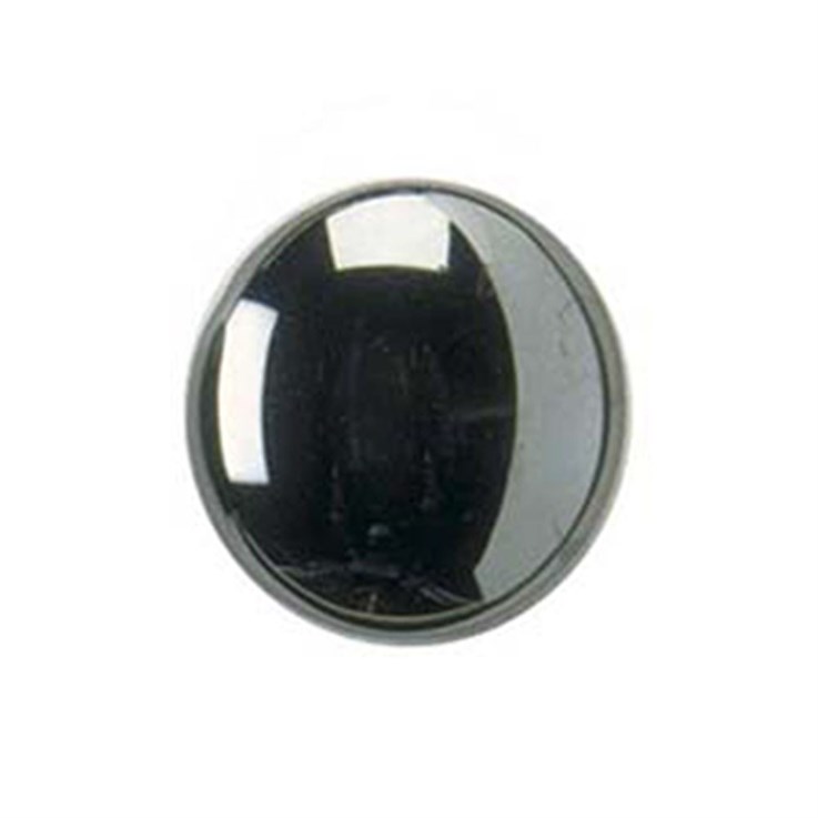 25mm Hematine Gemstone Cabochon