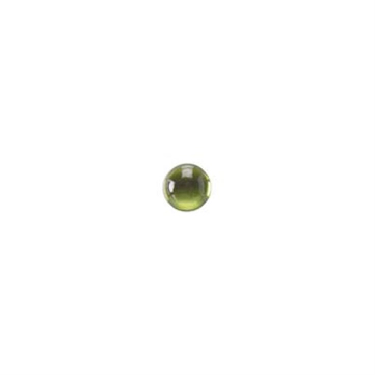 4mm Peridot Gemstone Cabochon