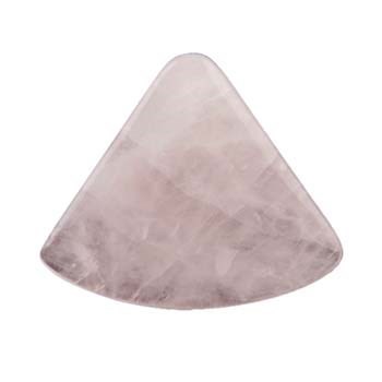 Gemstone Feature 40mm Art Deco Rose Quartz with 2.5mm hole