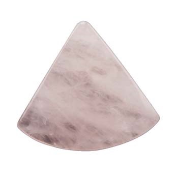 Gemstone Feature 50mm Art Deco Rose Quartz with 2.5mm hole