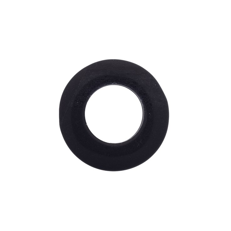 18mm Gemstone Donut Black Agate