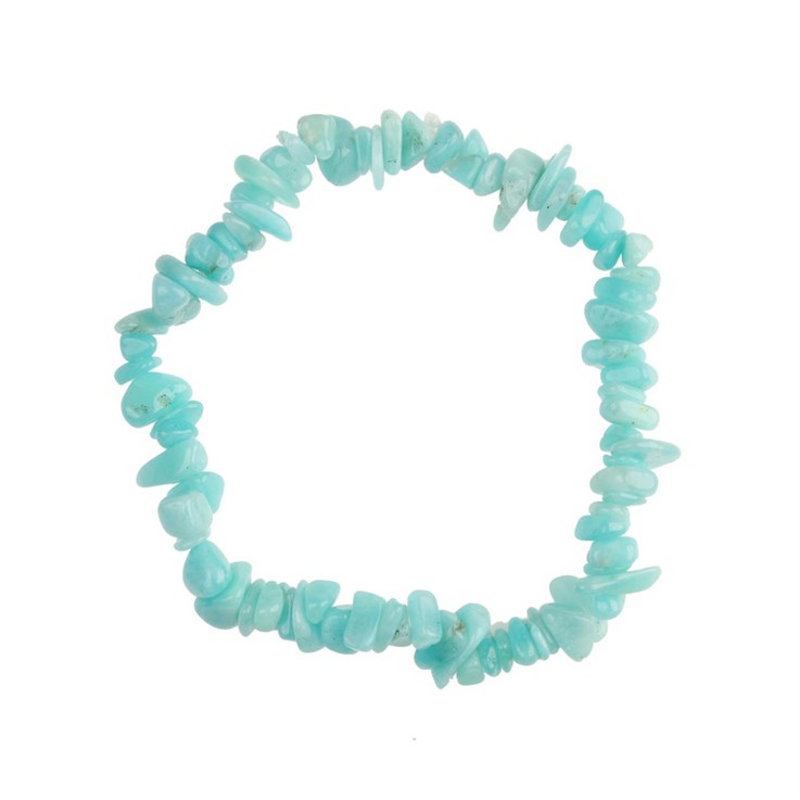 Superior Gemstone Tumblechip Bracelet Peru Amazonite