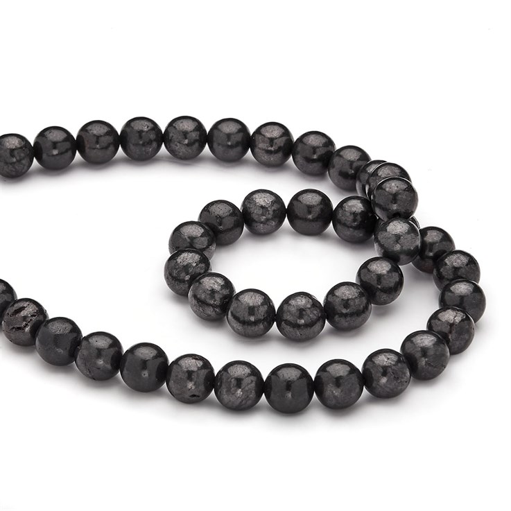 10mm Shungite Round Bead Strand 39cm