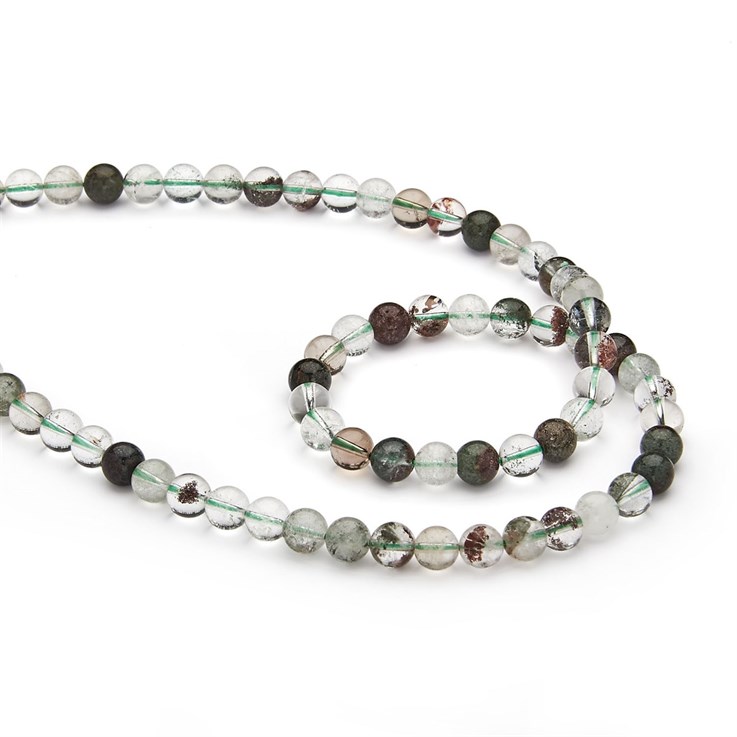 6mm Chlorite Round Bead 39cm Strand