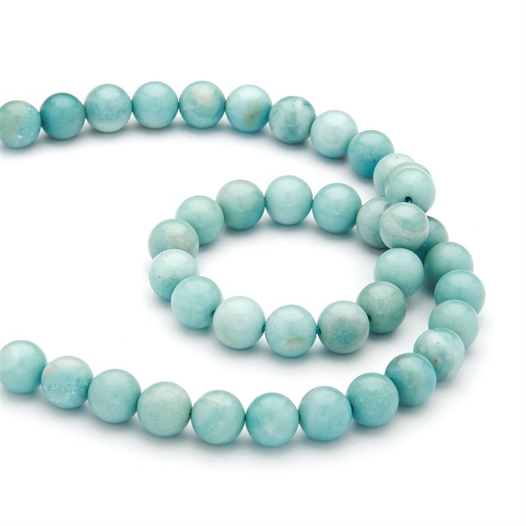 10mm Round gemstone bead Amazonite Chinese 40cm strand