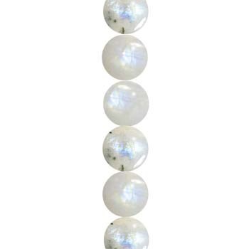 4mm Round gemstone bead Moonstone Rainbow 'A+'  Quality 40cm strand