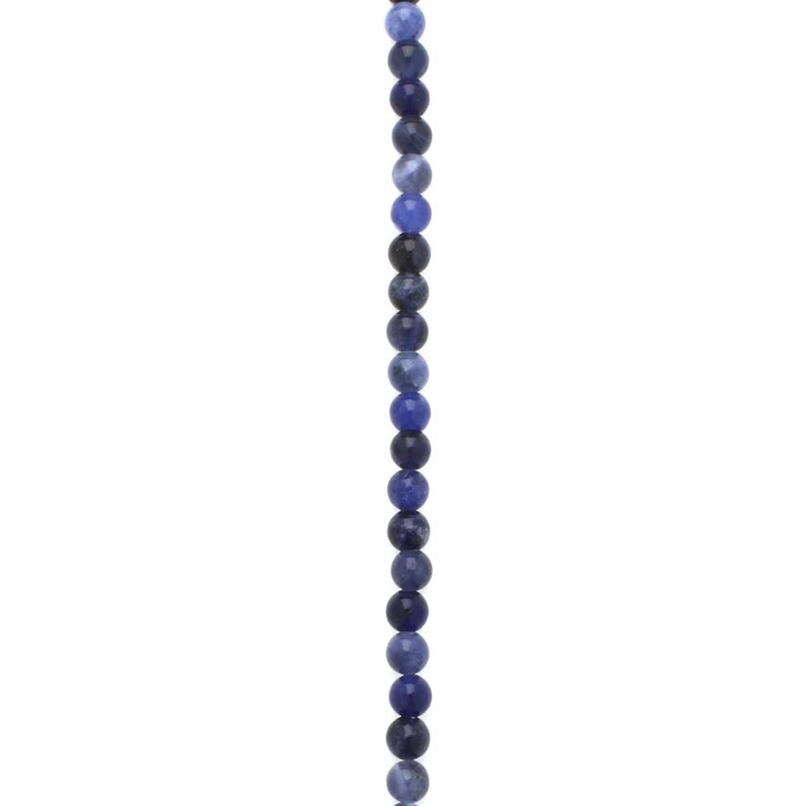 5mm Sodalite Round gemstone bead 40cm strand