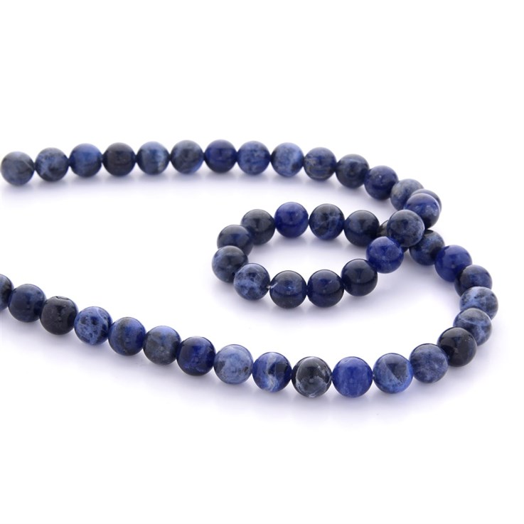 8mm Sodalite Natural Round gemstone bead 40cm strand