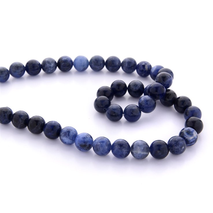 10mm Sodalite Natural Round gemstone bead 40cm strand