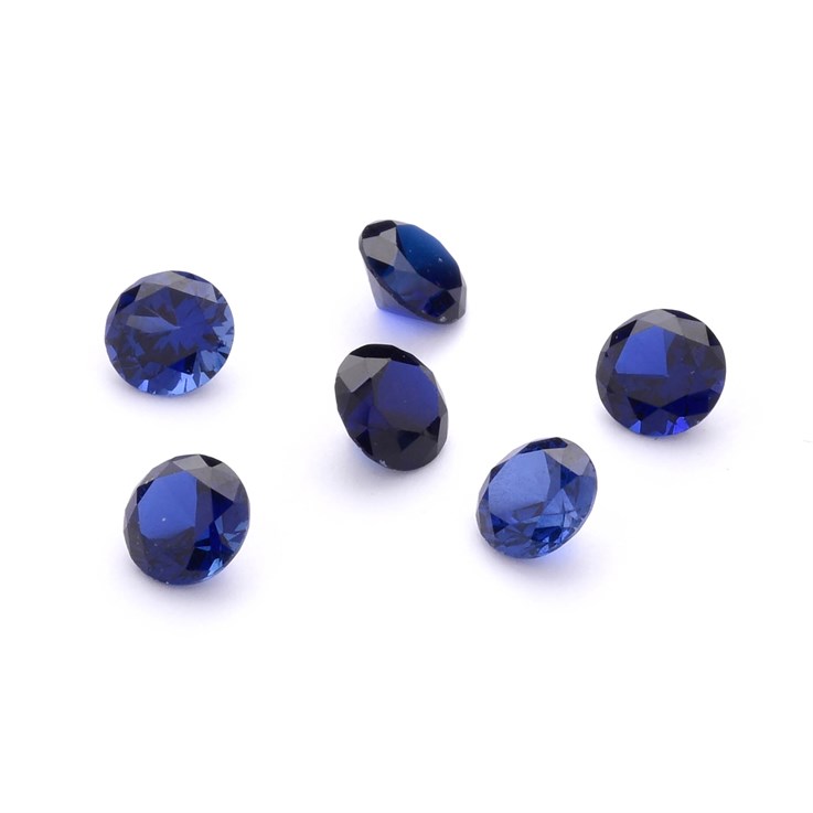 4mm Sapphire Cubic Zirconia (CZ) Facet