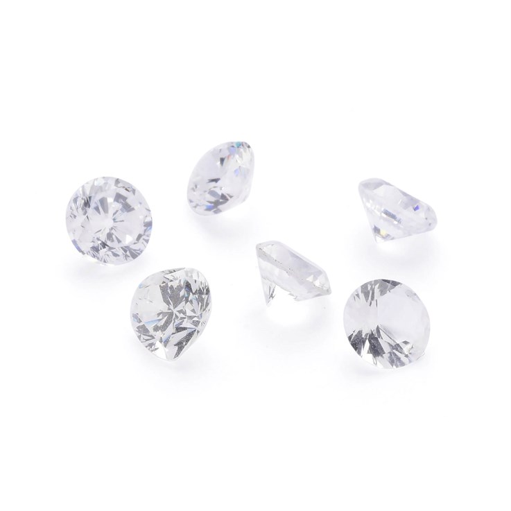 5mm Cubic Zirconia (CZ) Facet