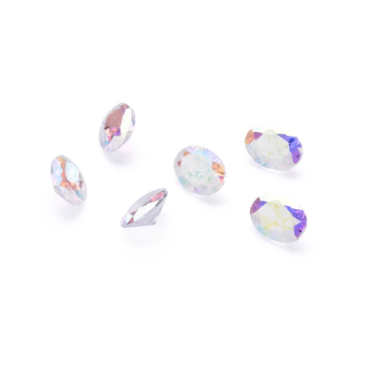 7x5mm Cubic Zirconia (CZ) Facet AB