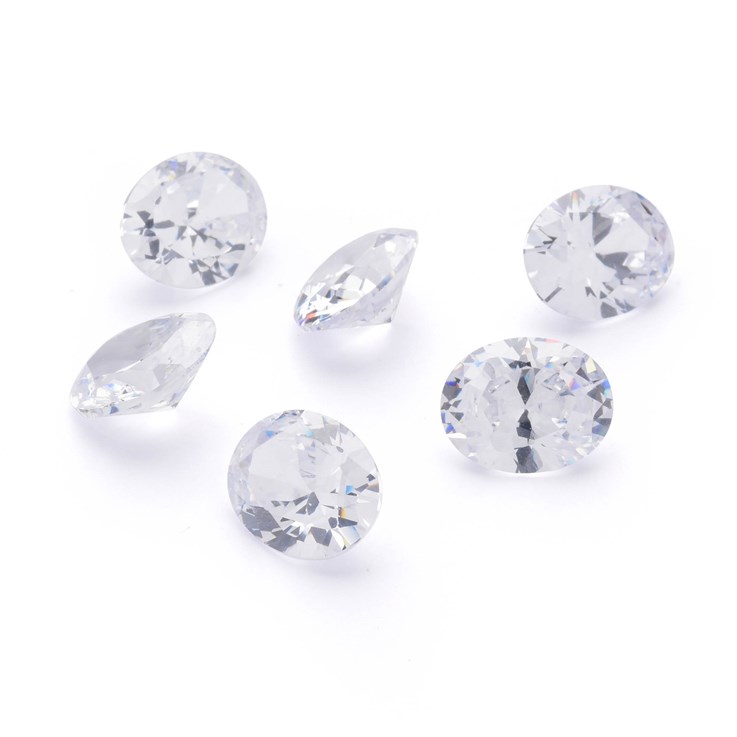 10x8mm Cubic Zirconia (CZ) Facet