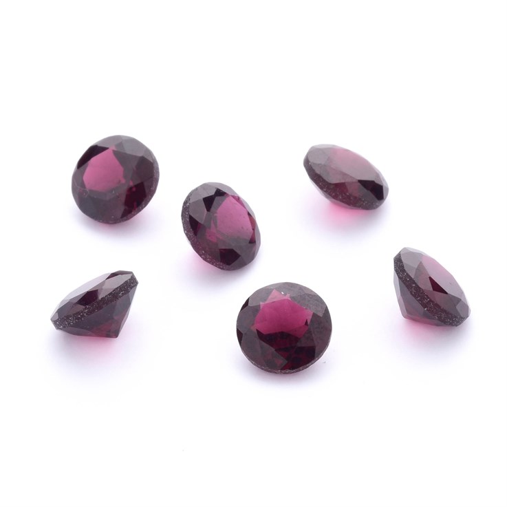 6mm Garnet Orissa Facet