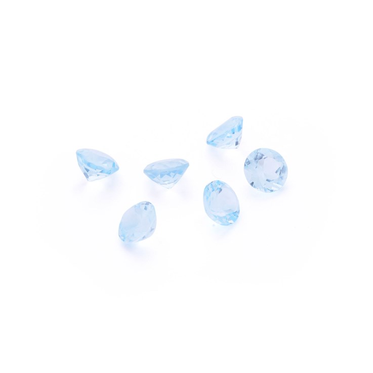 5mm Blue Topaz Facet