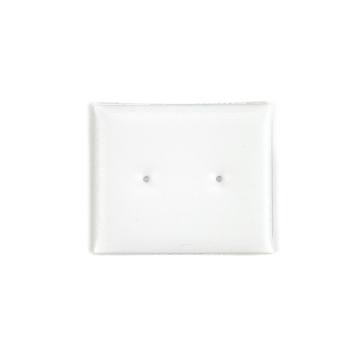 Pads Plain Centre Punched White PVC ( Fits 8020 11 01/02 Bases )