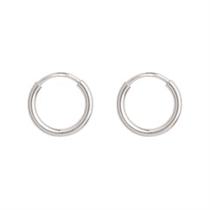 8mm Earhoop Sterling Silver (STS)