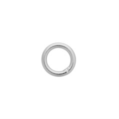 6mm Soldered Jump Ring 1.0mm Sterling Silver (STS)