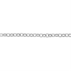 SAMPLE - Belcher Chain 0.25 wire dia, 1.65mm round link chain ECO Sterling Silver 5cm