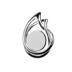 Teardrop Pendant with flat pad SP