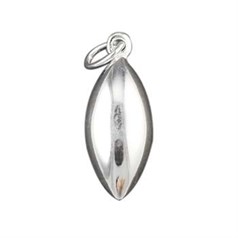 Melon Shape Charm Pendant (17mm) Sterling Silver (STS)