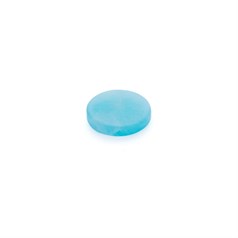 8mm Special Peruvian Amazonite A Quality Gemstone Flat Cabochon