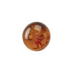 15mm Amber Cognac Gemstone Cabochon