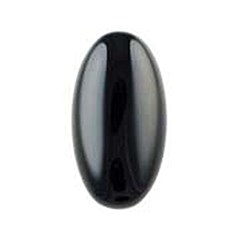 20x36mm Black/Onyx Agate Gemstone Cabochon