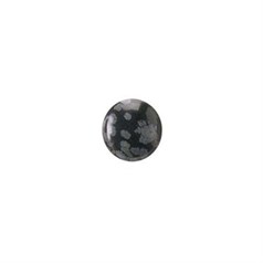 8mm Snowflake Obsdian Gemstone Cabochon