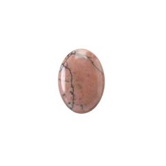 14x10mm Rhodonite Gemstone Cabochon