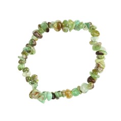 Superior Gemstone Tumblechip Bracelet Chrysoprase