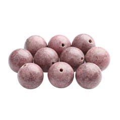 20mm Round gemstone bead Rhodonite (Single bead)